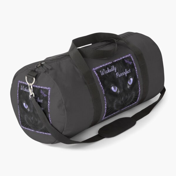 Item preview, Wickedly Purrrfect Black Cat, Purple and Black designed and sold by Nightshade Pixie Creations.