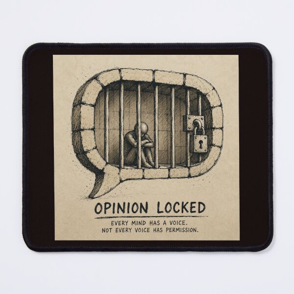 Item preview, : Opinion Locked designed and sold by Brainyfoxx360.