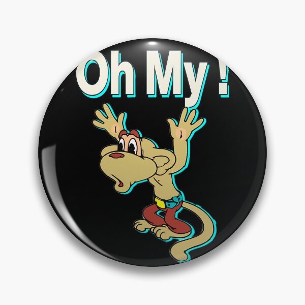 Item preview, Neon Oh My! Retro Cartoon Monkey - High Contrast Cyber Aesthetic  designed and sold by Tokraz-art.