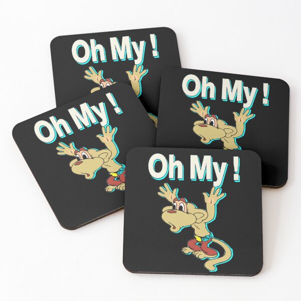 Item preview, Neon Oh My! Retro Cartoon Monkey - High Contrast Cyber Aesthetic  designed and sold by Tokraz-art.