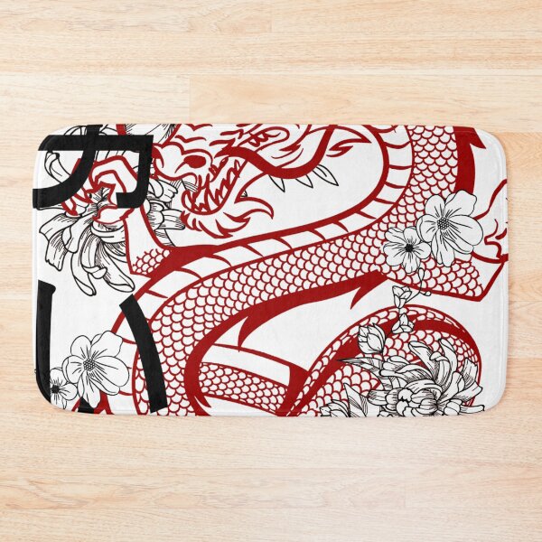 Item preview, Red & Black Oriental Dragon illustration  designed and sold by urbanshop7.