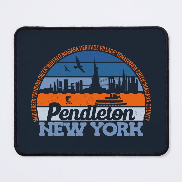 Item preview, Pendleton New York Sunset Retro Vintage Local Pride Logo designed and sold by CRHPOD20.