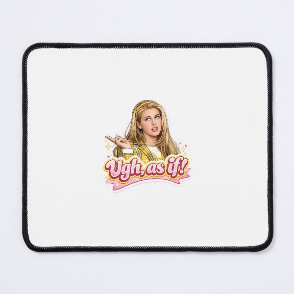 Item preview, Ugh, As If! Retro 90s Sticker | Sassy Pop Culture Quote designed and sold by Deepstudio09.