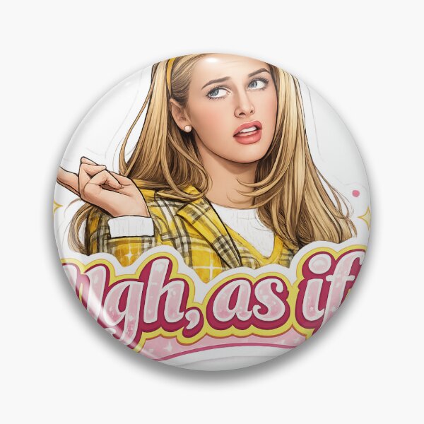 Item preview, Ugh, As If! Retro 90s Sticker | Sassy Pop Culture Quote designed and sold by Deepstudio09.