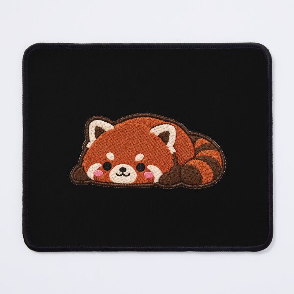 Item preview, Cute Red Panda Blob Embroidery Patch designed and sold by ColorSplash123.