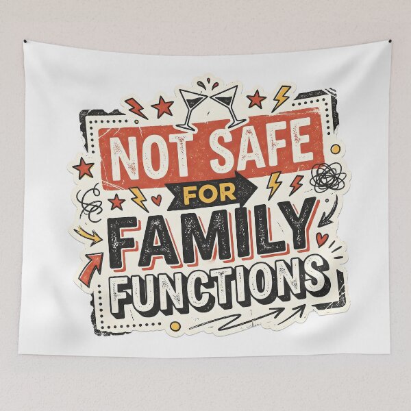 Item preview, Not Safe for Family Functions designed and sold by StudioKuchiran.