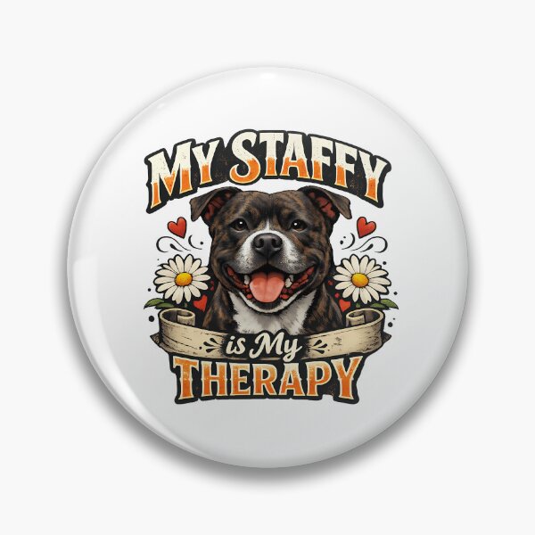 Item preview, My Staffy Is My Therapy designed and sold by BestFriendTees.