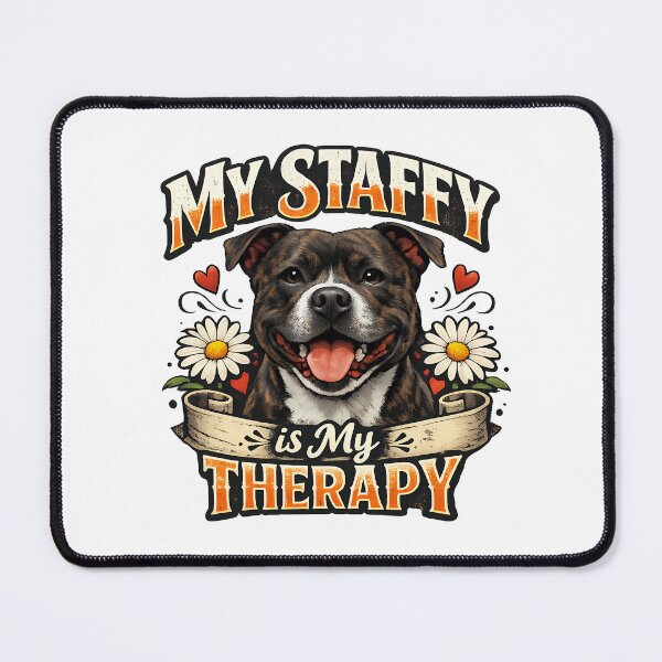 Item preview, My Staffy Is My Therapy designed and sold by BestFriendTees.