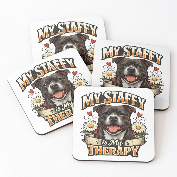 Item preview, My Staffy Is My Therapy designed and sold by BestFriendTees.