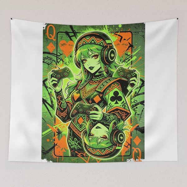 Item preview, QUEEN OF GAMING CARDS designed and sold by wojtas90.