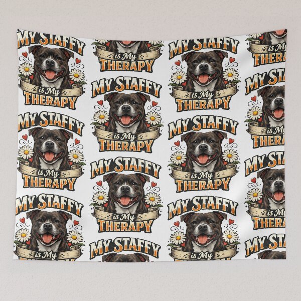 Item preview, My Staffy Is My Therapy designed and sold by BestFriendTees.