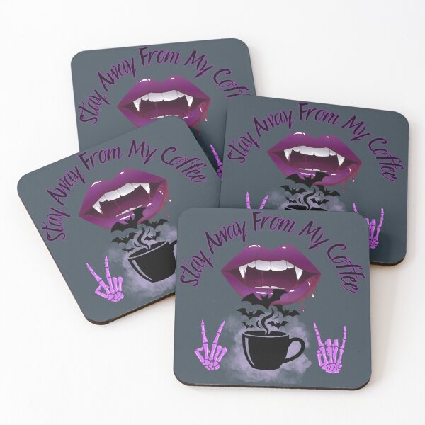 Item preview, Stay Away From My Coffee, Pink and Black designed and sold by Nightshade Pixie Creations.