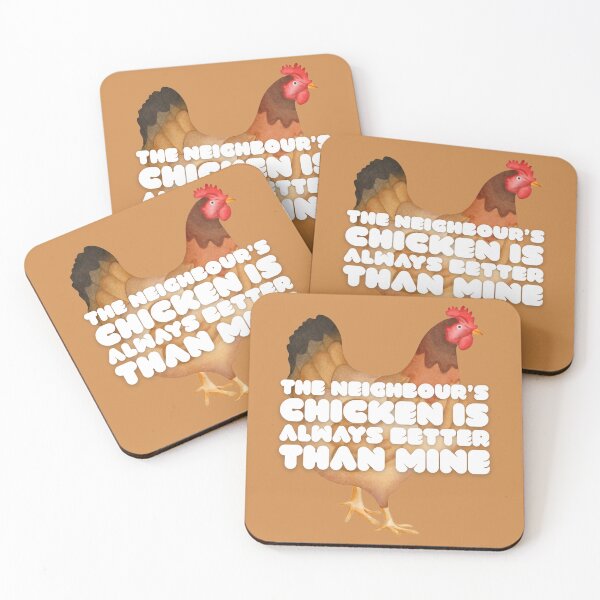 Item preview, The Neighbour's Chicken Is Always Better Than Mine (English Version) designed and sold by DILMIK..