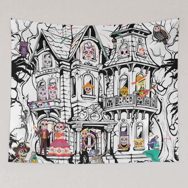 Item preview, Day of the Dead Skeleton Party - Halloween designed and sold by VibranPalette.