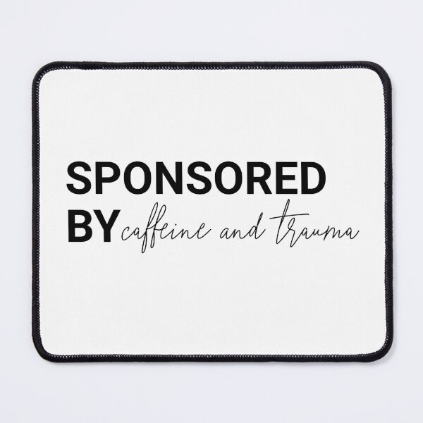 Item preview, sponsored by caffeine and trauma designed and sold by Iona’s Crafty Chaos.