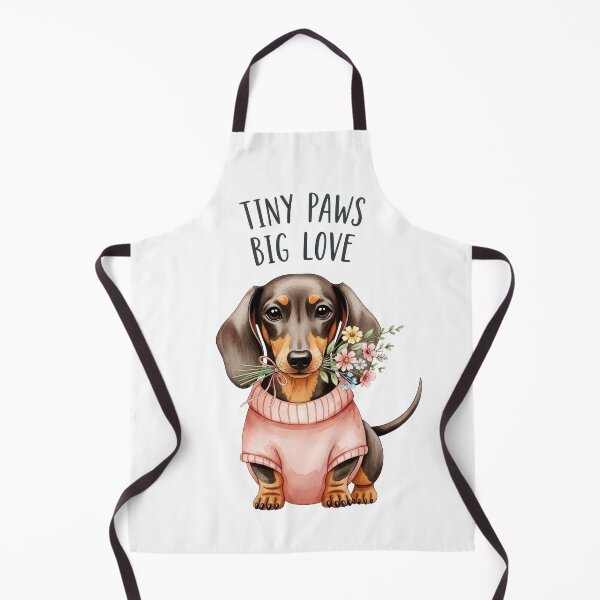 Item preview, Tiny Paws Big Love Dachshund Cute Dog Lover Design designed and sold by PlumArtDesign.