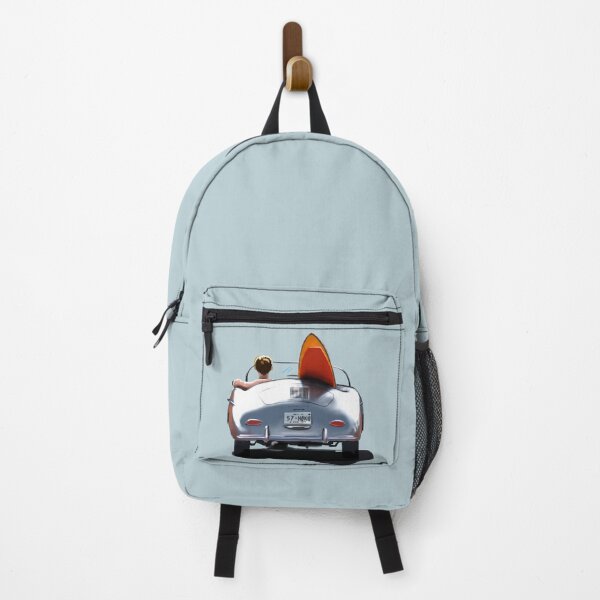 Item preview, Surf Road Trip Print | Vintage Car Surfboard Art designed and sold by Covo Studio.