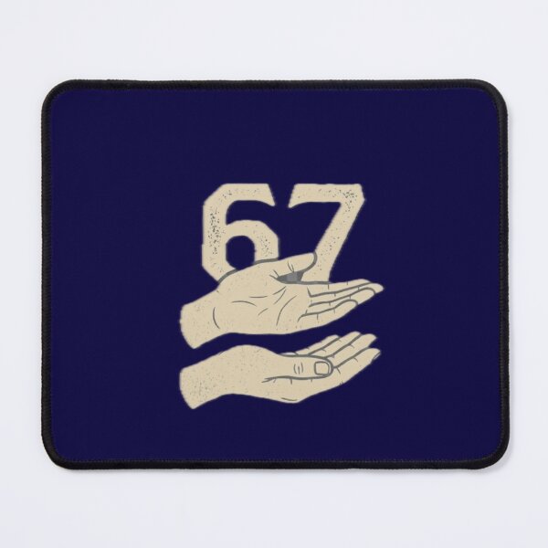 Item preview, 67 six seven Meme – Funny Retro Number Joke Design designed and sold by Dowidi.