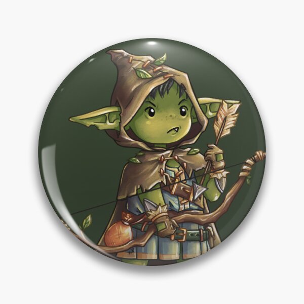 Item preview, Chibi Goblin Ranger designed and sold by KrishyArt.