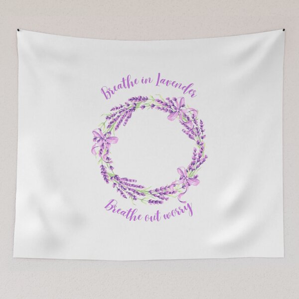 Item preview, Breathe in lavender, breathe out worries designed and sold by PureHopeStudio.