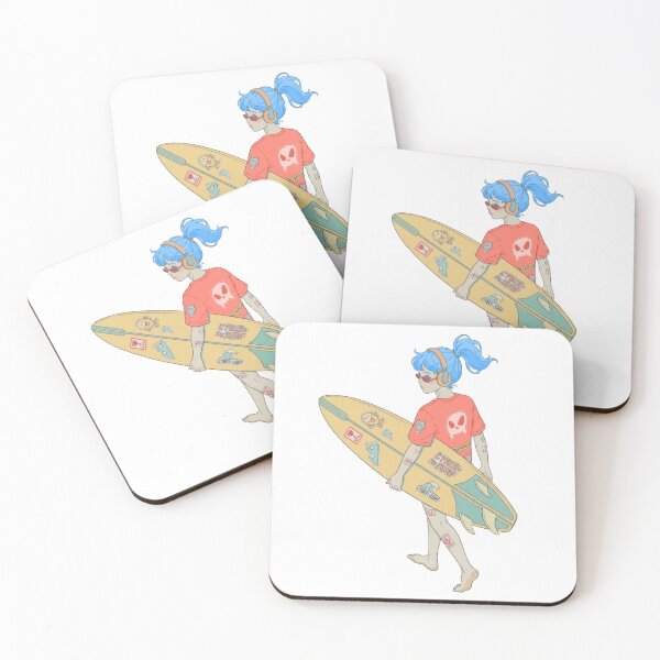 Item preview, Surf Vibes Only - 80s Vintage Beach Manga designed and sold by Altairicco.