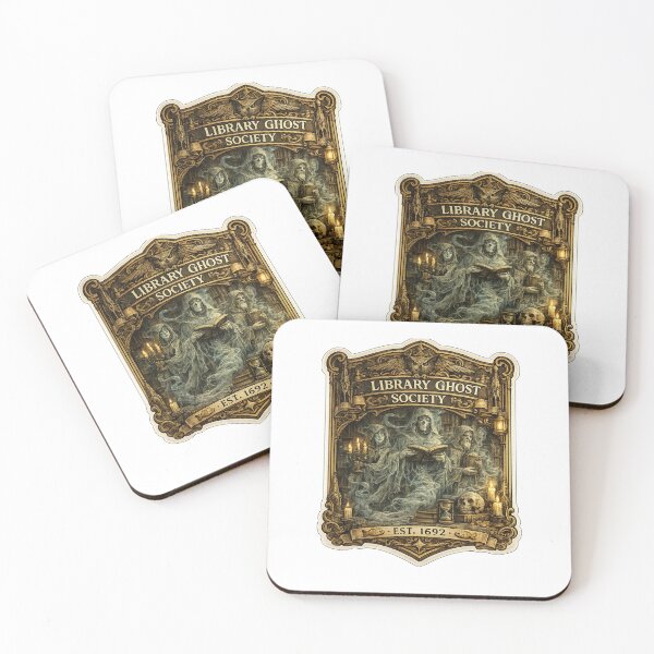Item preview, Library Ghost Society | Gothic Library Spirits | Dark Academia Book Lover Design designed and sold by MrDev.