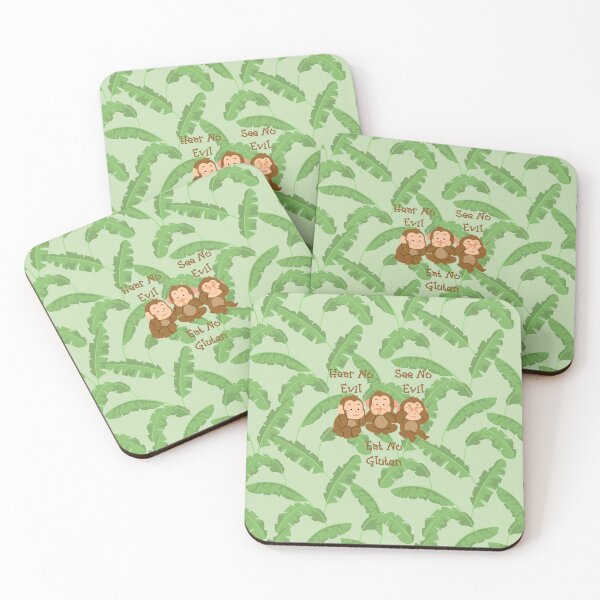 Item preview, Hear No Evil See No Evil Eat No Gluten Design designed and sold by Vileprint.