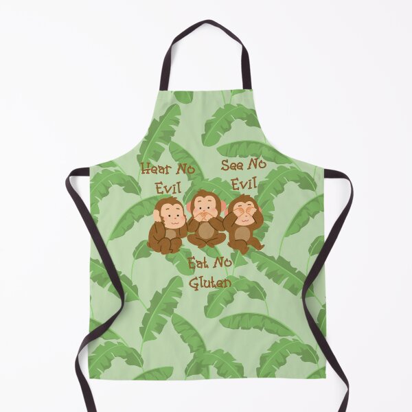 Item preview, Hear No Evil See No Evil Eat No Gluten Design designed and sold by Vileprint.