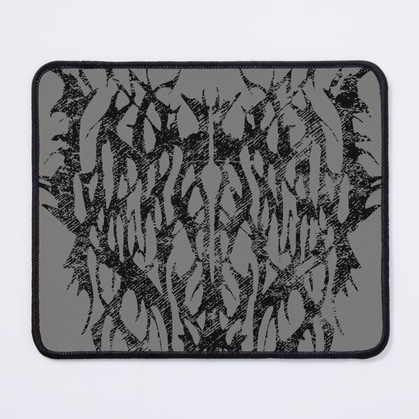 Item preview, Symmetrical Black Abstract Metal Style Ornament - Dark Alternative Fashion Design designed and sold by JustasVebra.