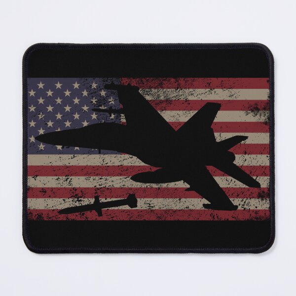 Item preview, EA-18G Growler Jet Plane USA Flag Patriotic Aviation designed and sold by MilitaryMart.
