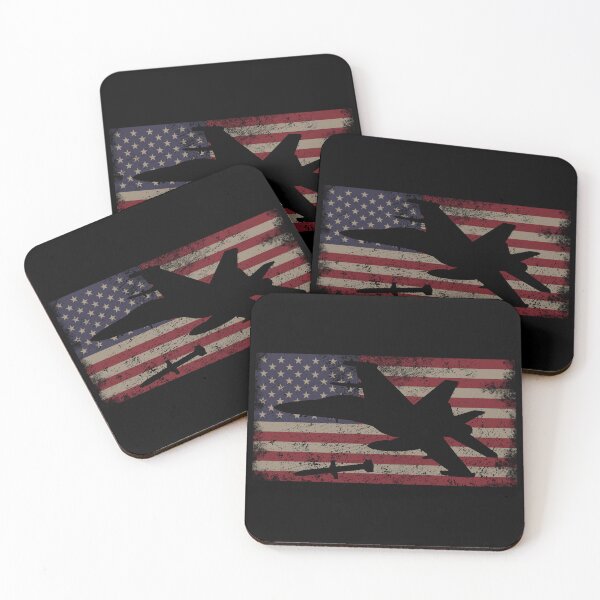 Item preview, EA-18G Growler Jet Plane USA Flag Patriotic Aviation designed and sold by MilitaryMart.