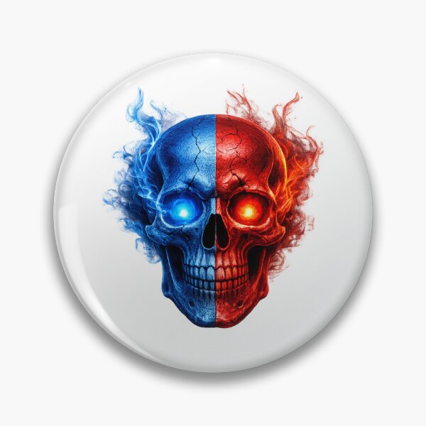 Artikelvorschau, Fire & Ice Skull entworfen und verkauft von KaSenArt26.
