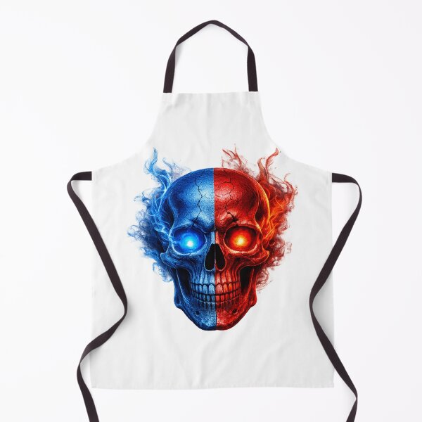 Item preview, Fire & Ice Skull designed and sold by KaSenArt26.