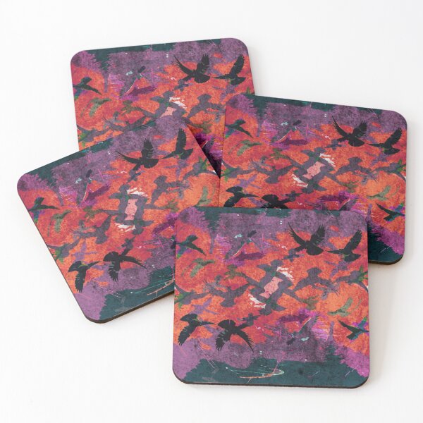 Item preview, Abstract flock of birds designed and sold by kinpirks.