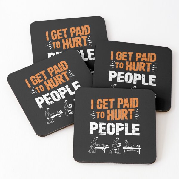Item preview, Chiropractic Shirt - I Get Paid To Hurt People designed and sold by Peter Stawicki.