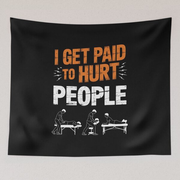 Item preview, Chiropractic Shirt - I Get Paid To Hurt People designed and sold by Peter Stawicki.