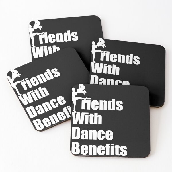 Item preview, Friends with dance benefits ( Black t-shirt) designed and sold by RishonasArt.
