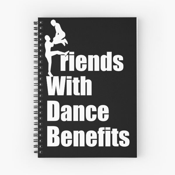 Item preview, Friends with dance benefits ( Black t-shirt) designed and sold by RishonasArt.