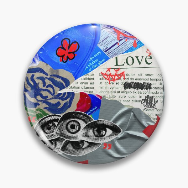 Item preview, Love Collage designed and sold by Swooncake Press.