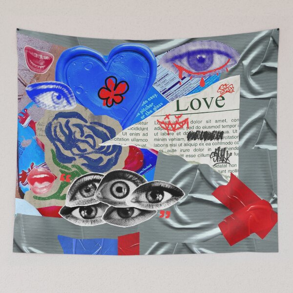 Item preview, Love Collage designed and sold by Swooncake Press.