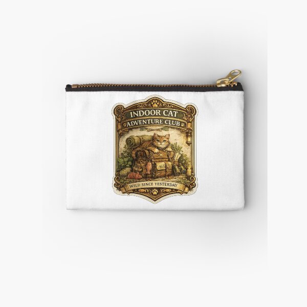 Item preview, Indoor Cat Adventure Club | Wild Since Yesterday | Funny Cat Explorer Design designed and sold by MrDev.