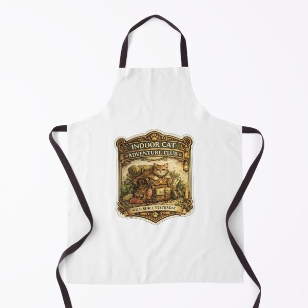 Item preview, Indoor Cat Adventure Club | Wild Since Yesterday | Funny Cat Explorer Design designed and sold by MrDev.