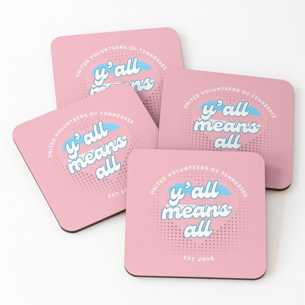 Item preview, Y'all Means All (Trans Flag) designed and sold by UVOTN.