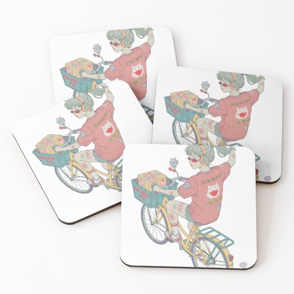 Item preview, Tokyo Tokyo Express - Future Funk Bike Girl designed and sold by Altairicco.
