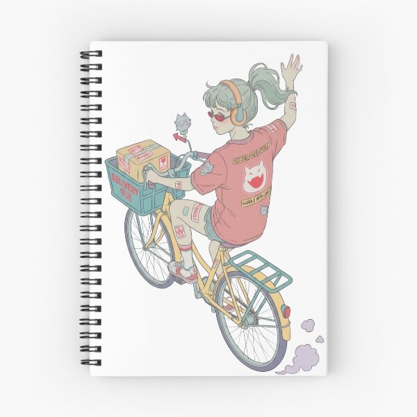 Item preview, Tokyo Tokyo Express - Future Funk Bike Girl designed and sold by Altairicco.