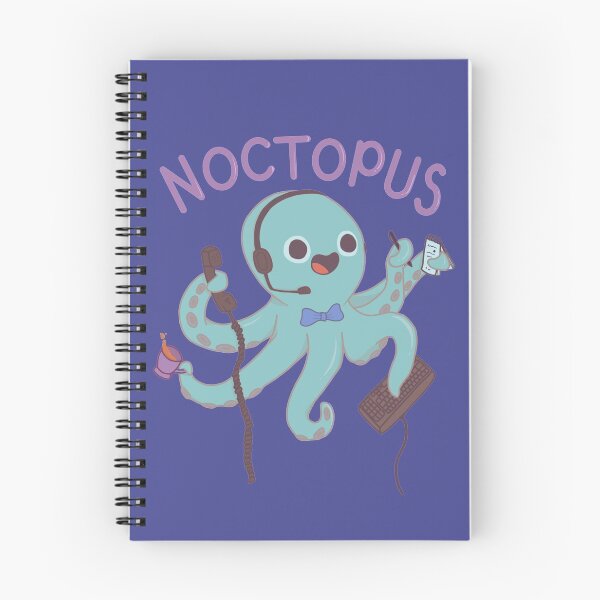 Item preview, Noctopus Night Shift  designed and sold by GoldenTrinkets.