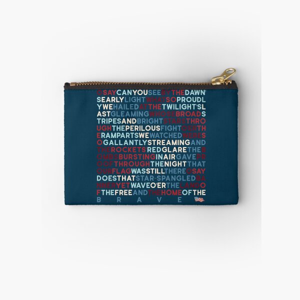 Item preview, National Anthem Lyrics - Navy designed and sold by Holly Norine Design.
