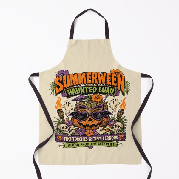 Item preview, Summerween Haunted Luau Tiki Halloween designed and sold by POD DYNASTY.