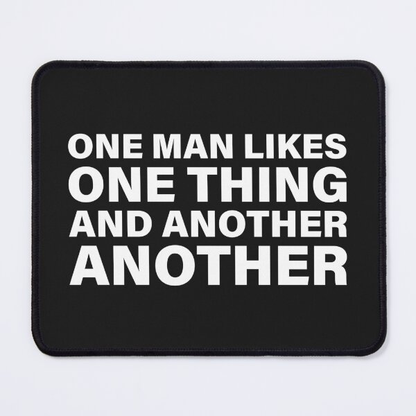 Item preview, One Man Likes One Thing, Another Another — The Odyssey Quote (Black Version) designed and sold by LiteraryRelics.