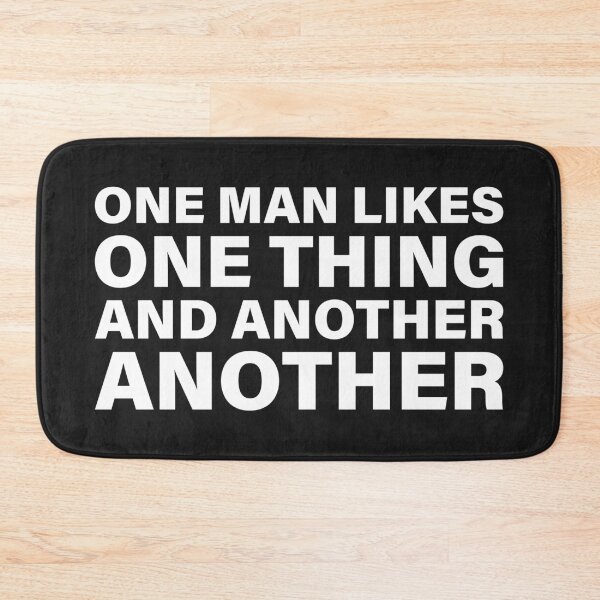 Item preview, One Man Likes One Thing, Another Another — The Odyssey Quote (Black Version) designed and sold by LiteraryRelics.